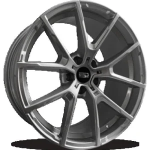 Euro Design – BM9 – Silver – 18″x8″ 25mm – All weather Wheels – BM91880F2566S